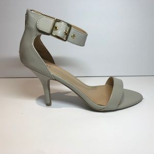 Tan Ankle Strap Heel